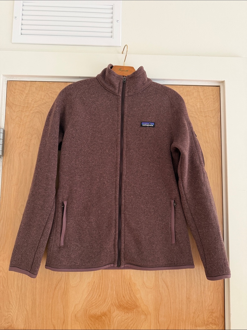 Patagonia Women’s Better Sweater Jacket Heathered Plum Full Zip M